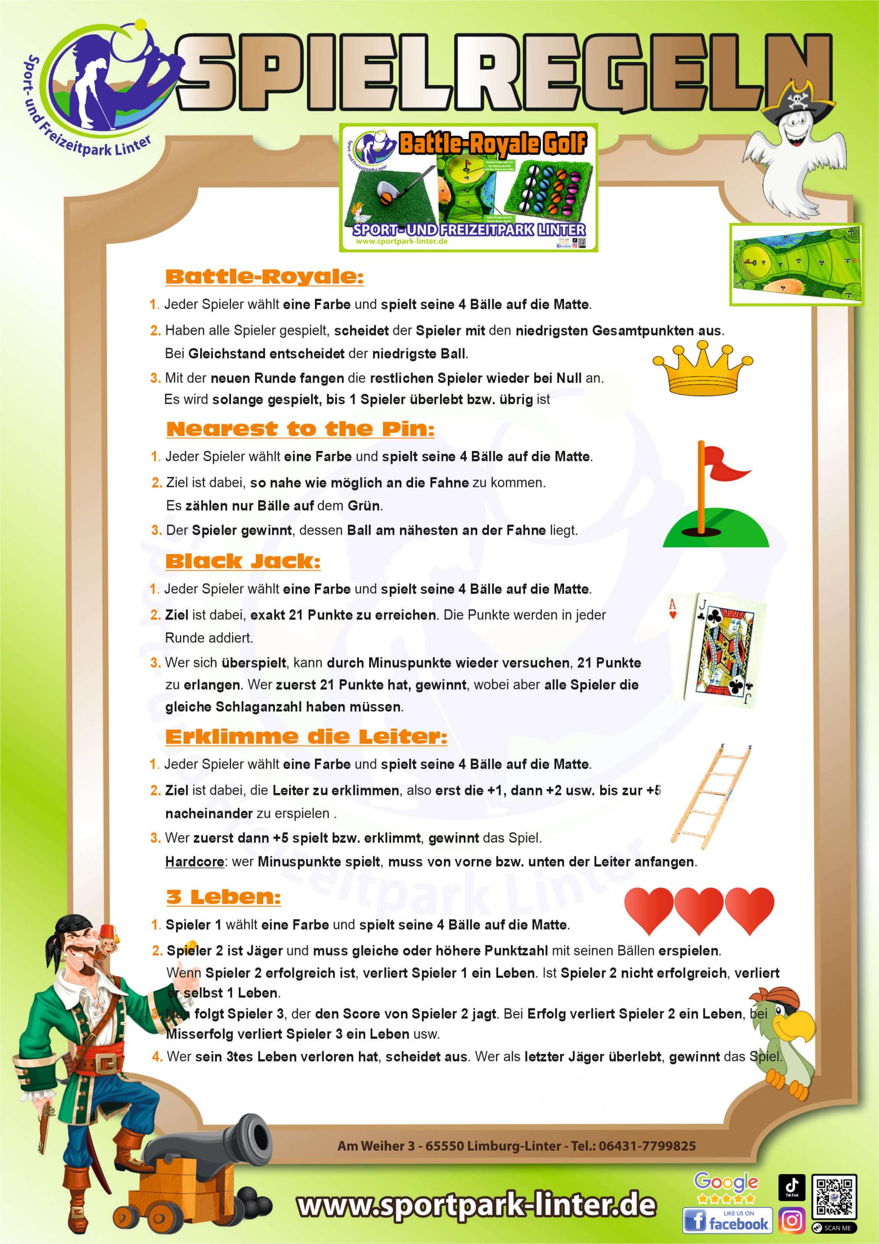 Regeln Battle-Royale Golf